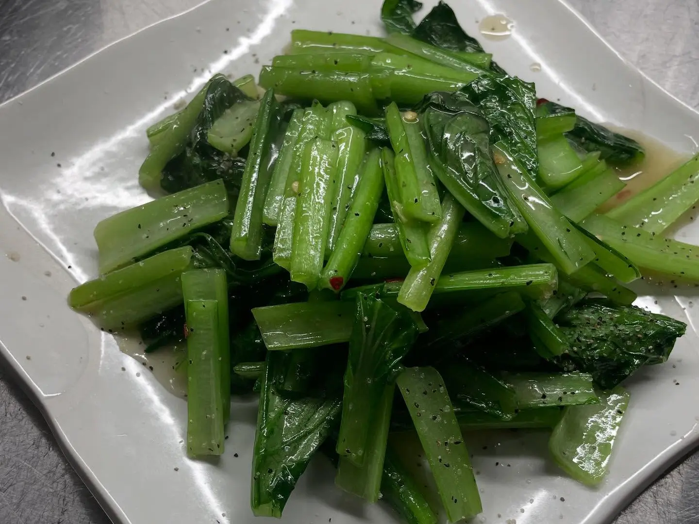 青菜炒め